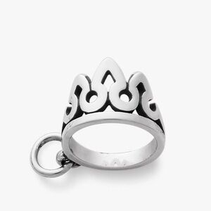 James Avery Silver Crown charm